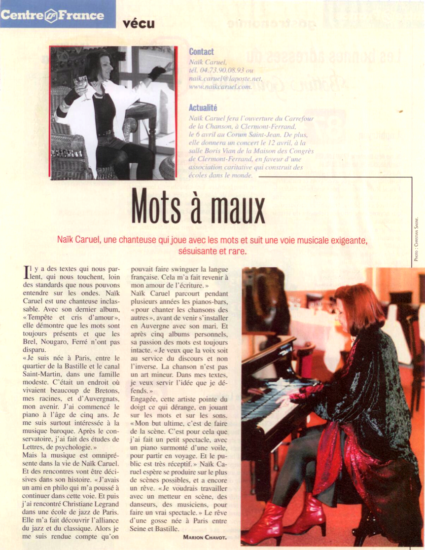 Article de Presse