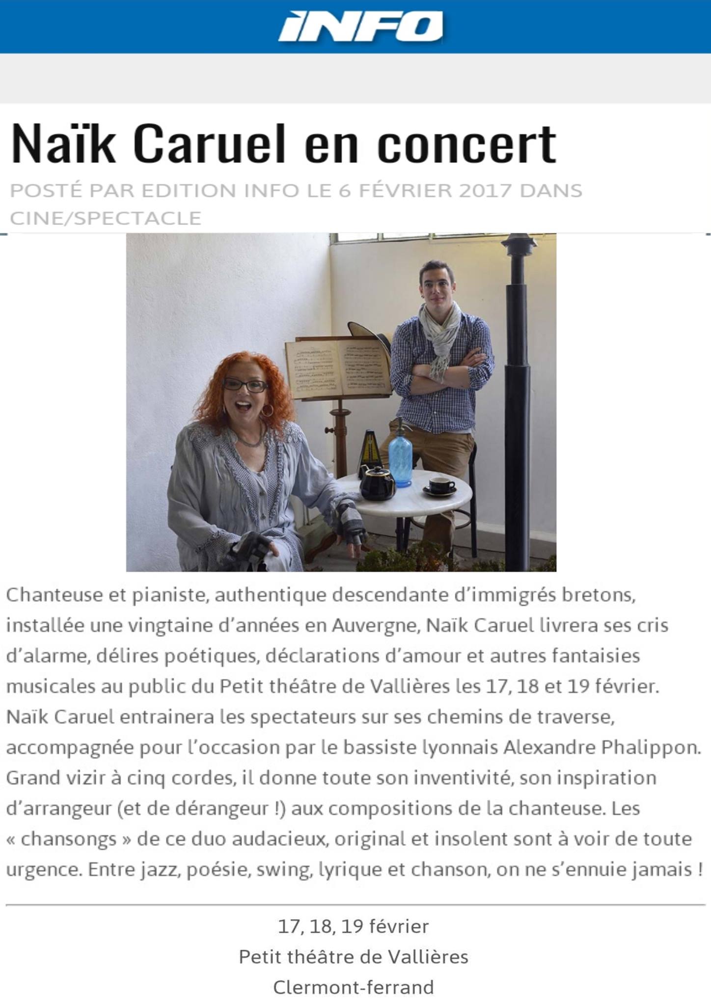 Article de Presse