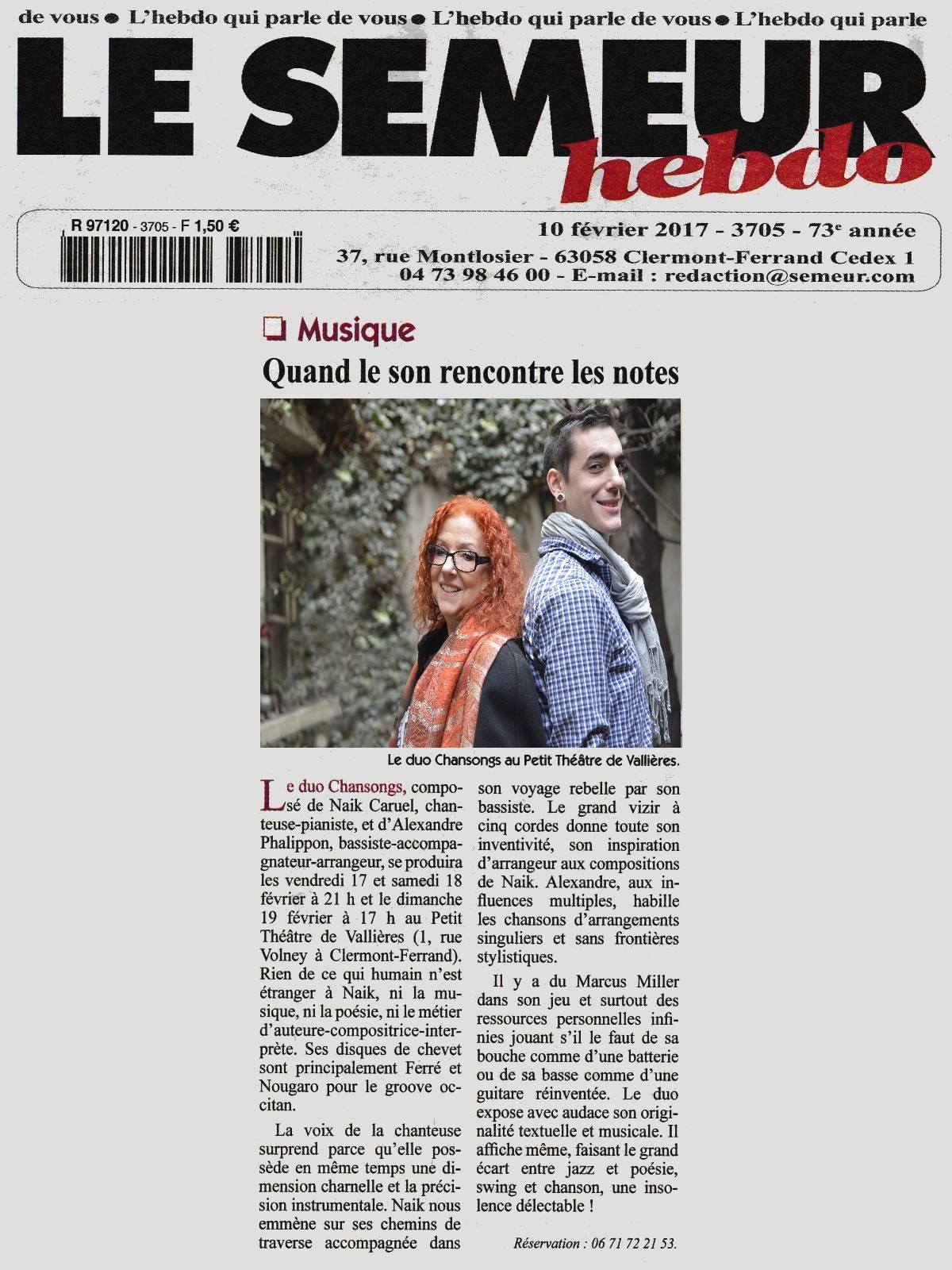 Article de Presse